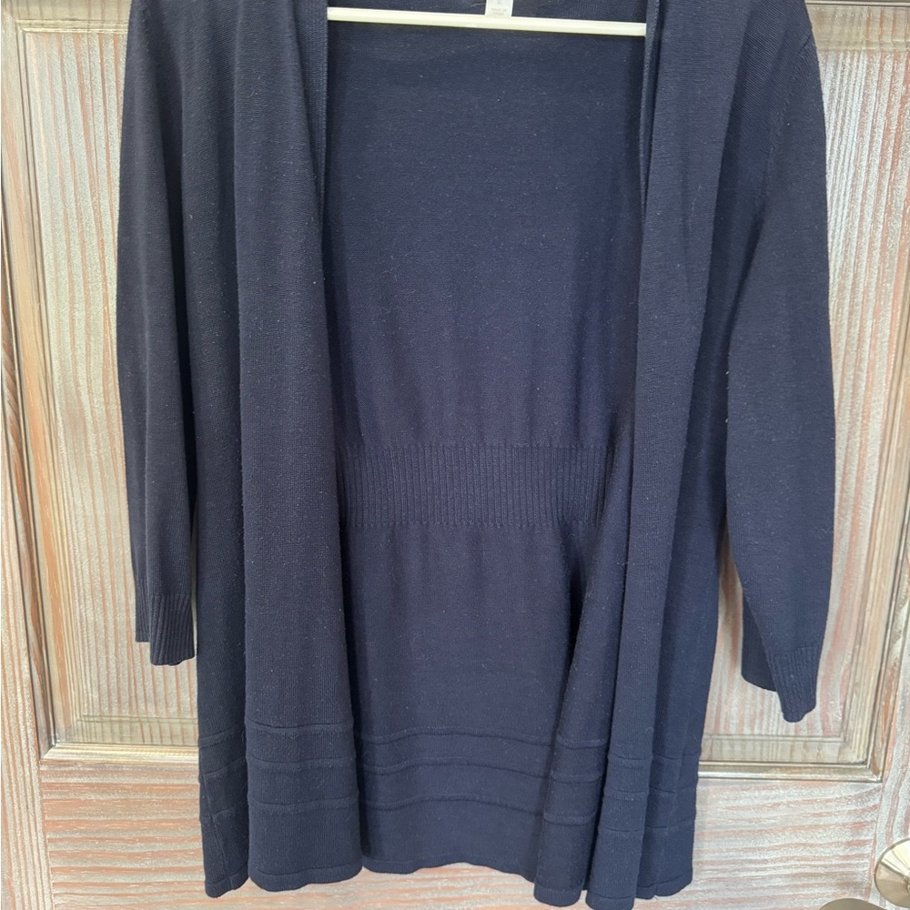 New York & Company Navy Cardigan